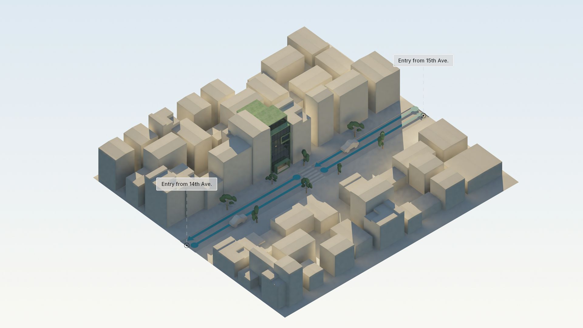 Diagramma di contesto: il progetto nel quartiere